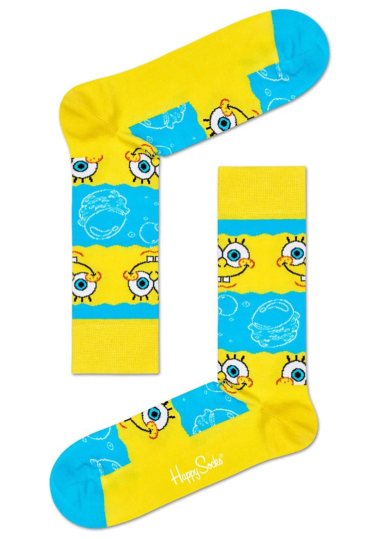 Happy Socks The Great Fantastic X Spongebob 6PK Socks Gift Set 7 Happy Socks The Great Fantastic X Spongebob 6PK Socks Gift Set