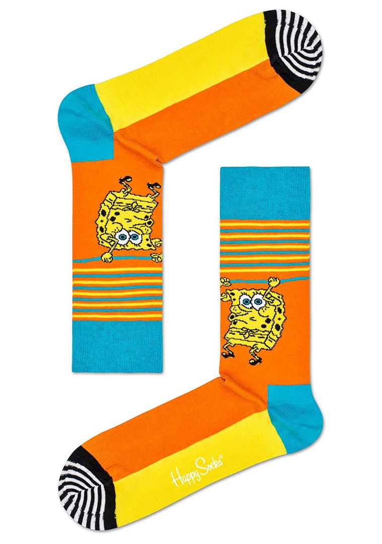Happy Socks The Great Fantastic X Spongebob 6PK Socks Gift Set 8 Happy Socks The Great Fantastic X Spongebob 6PK Socks Gift Set