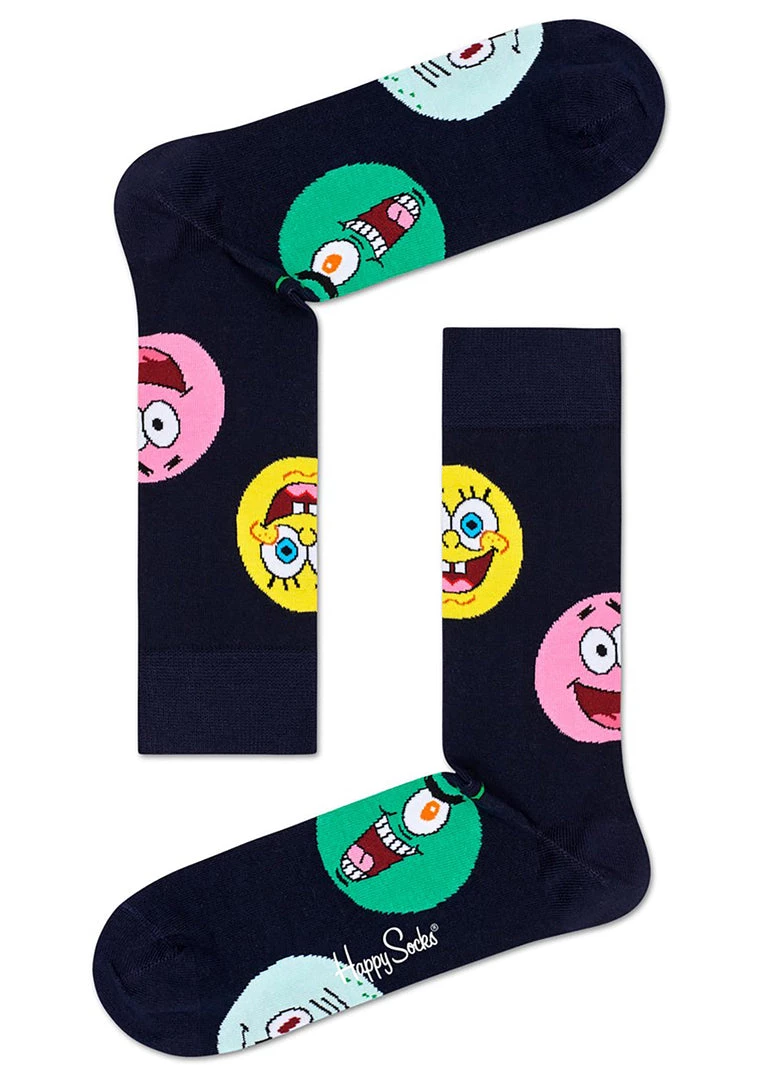 Happy Socks The Great Fantastic X Spongebob 6PK Socks Gift Set 9 Happy Socks The Great Fantastic X Spongebob 6PK Socks Gift Set
