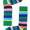 Happy Socks Crayon Striped Party Sock