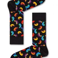 Happy Socks Hot Dog Socks In Black