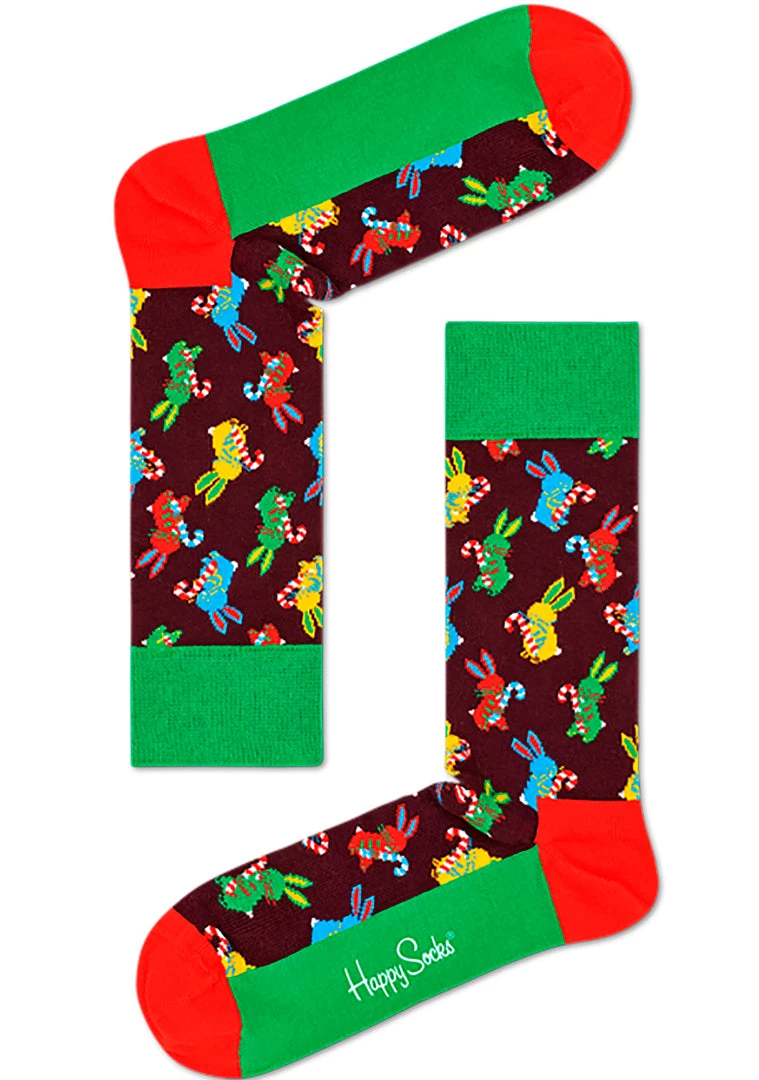 Happy Socks X Macaulay Culkin Christmas Polka Rabbit Sock The Great Fantastic