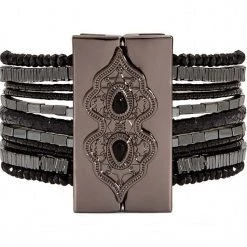 Accessories HIPANEMA Santa Fe Bracelet In Black