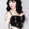 Hot & Delicious Sinful Desire Latex Corset Top Women's Festival