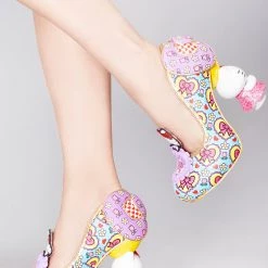 Irregular Choice X Sanrio Star Of The Show High Heels In Purple Blue