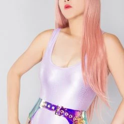 J Valentine The Great Fantastic Brimstone Holographic Garter Belt