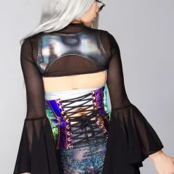 J Valentine New Forsaken Bell Sleeve Shrug