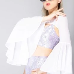 J Valentine Levitate Bell Sleeve Shrug New