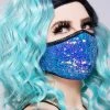 J Valentine Water Opal Sequin Dust Mask
