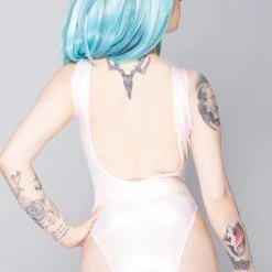 J Valentine Sweet Dreams Opalescent Bodysuit New