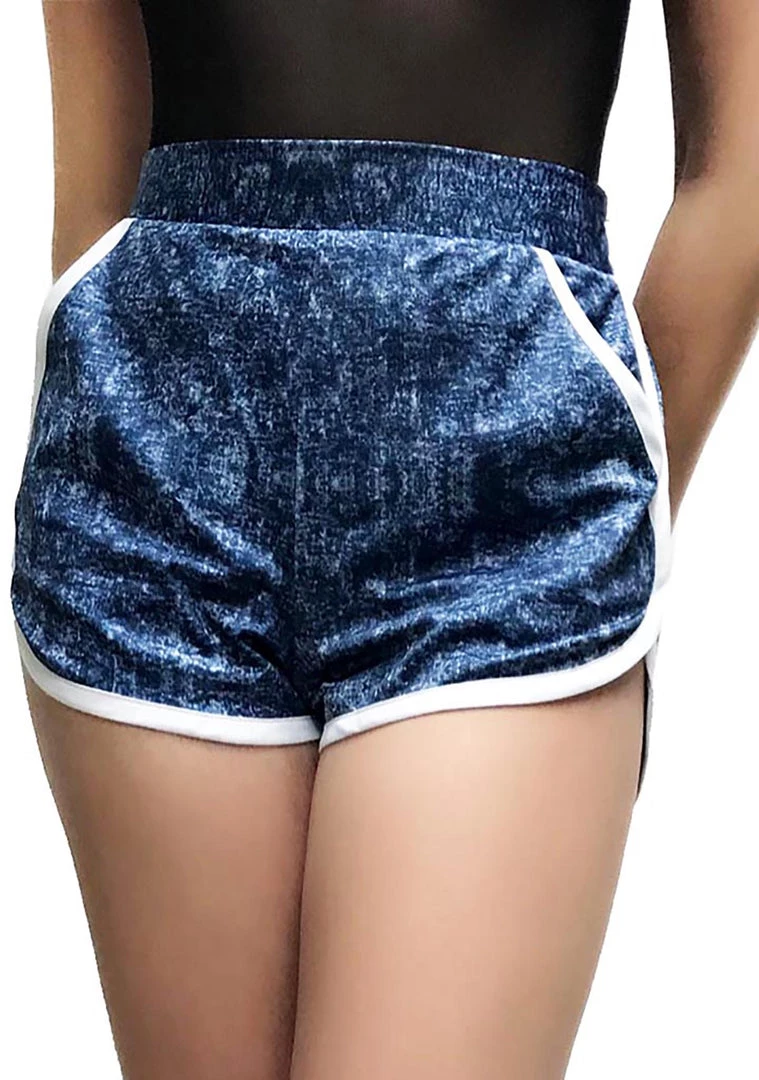LA Style Rush Scuba Print Shorts 5 LA Style Rush Scuba Print Shorts