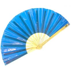 LASR Dreamscape Iridescent Fluid Rave Fan New