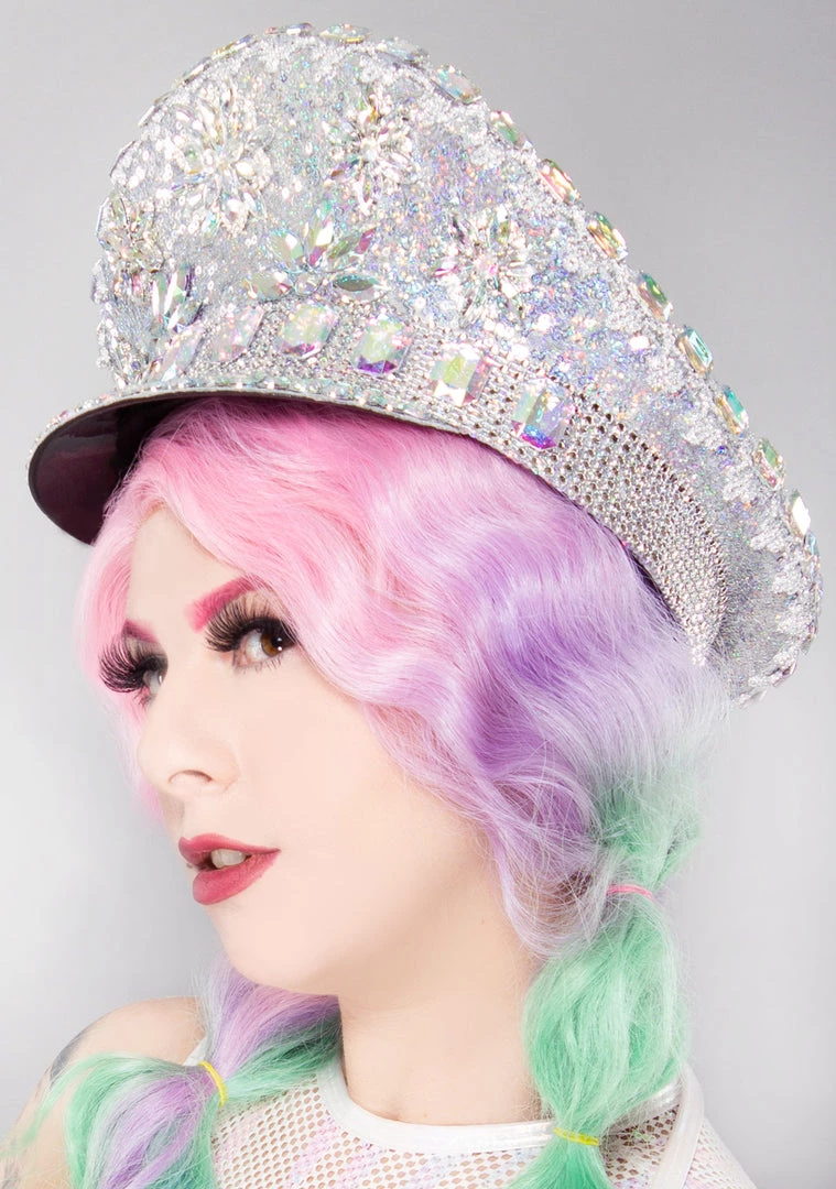 LASR Find Your Harmony Sequin Captain Hat 4 LASR Find Your Harmony Sequin Captain Hat