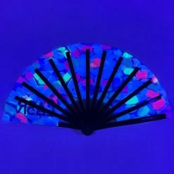LASR New Happy Pills UV Reactive Rave Fan