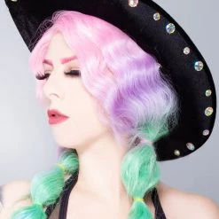 LASR Sharp Shooter Cowgirl Rhinestone Festival Hat New