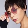 LASR Bite Me Fade Cat Eye Sunglasses