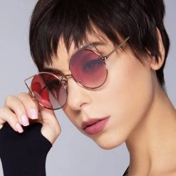 LASR Bite Me Fade Cat Eye Sunglasses