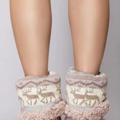 LA Style Rush Dashing Through Bootie Slippers Shoes