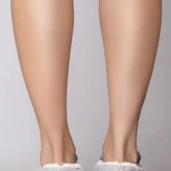 LA Style Rush North Pole Pom Knit Slippers Shoes