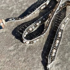 LA Style Rush Stratus Beaded Double Wrap Bracelet