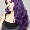 Leg Avenue Accessories Mermaid Wave Long Wig In Purple