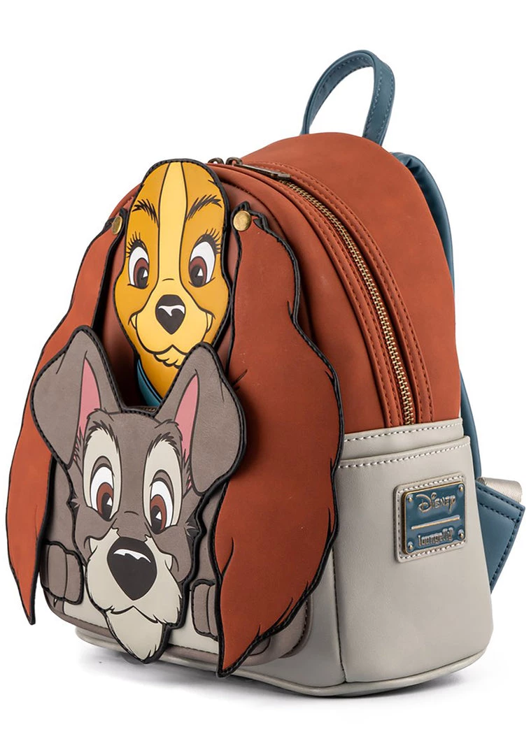 Loungefly X Disney Lady And The Tramp Cosplay Mini Backpack Tea Room Cinema 5 Loungefly X Disney Lady And The Tramp Cosplay Mini Backpack Tea Room Cinema