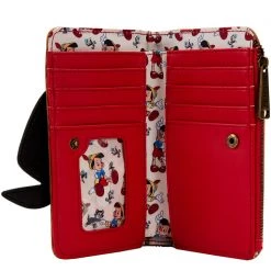 Loungefly X Disney Pinocchio Peeking Flap Wallet New