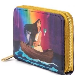Loungefly Tea Room Cinema X Disney Pocahontas Just Around The River Bend Zip Around Wallet