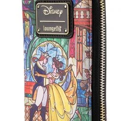 Loungefly X Disney Beauty & The Beast Belle Castle Series Zip Around Wallet