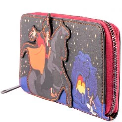 Loungefly Tea Room Cinema X Disney Villains Jafar Scene Zip Around Wallet