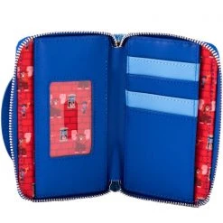 Loungefly X Disney Wreck-It Ralph Fix-It Felix Zip Around Wallet Tea Room Cinema