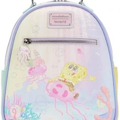 Loungefly X Nickelodeon Spongebob Pastel Jellyfishing Mini Backpack New