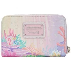 Loungefly New X Nickelodeon Spongebob Pastel Jellyfishing Zip Around Wallet