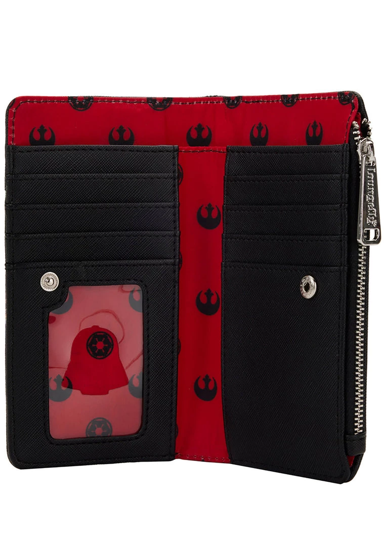 Loungefly X Star Wars Prequel Trilogy Flap Wallet 7 Loungefly X Star Wars Prequel Trilogy Flap Wallet
