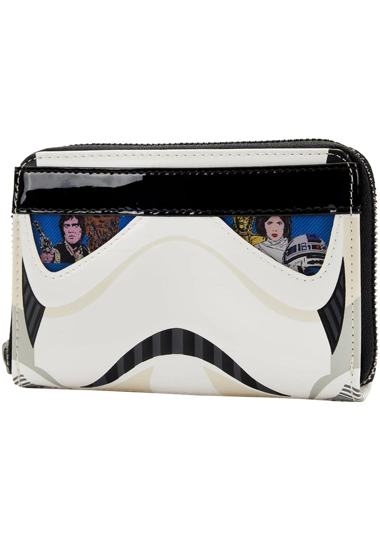 Loungefly X Star Wars Stormtrooper Lenticular Zip Around Wallet 3 Loungefly X Star Wars Stormtrooper Lenticular Zip Around Wallet