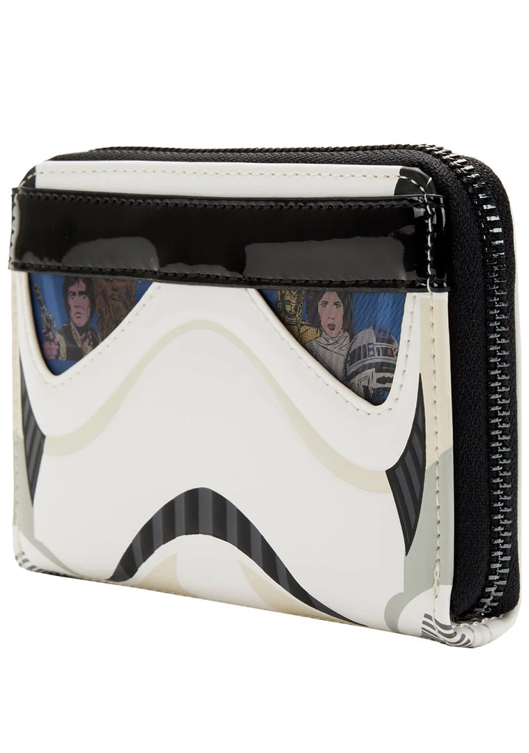Loungefly X Star Wars Stormtrooper Lenticular Zip Around Wallet 5 Loungefly X Star Wars Stormtrooper Lenticular Zip Around Wallet