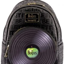 Loungefly X The Beatles Let It Be Vinyl Record Mini Backpack World Tour