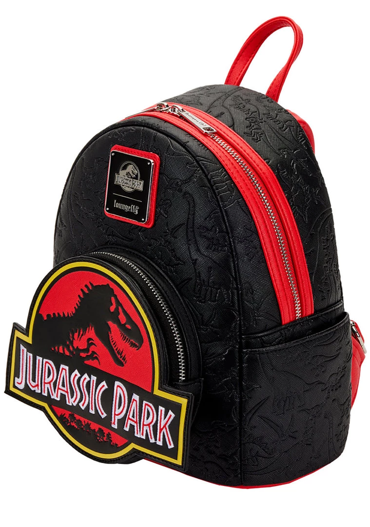 Loungefly X Universal Jurassic Park Logo Mini Backpack New 5 Loungefly X Universal Jurassic Park Logo Mini Backpack New
