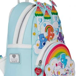 Loungefly X Care Bears 40th Anniversary Care A Lot Mini Backpack New