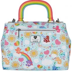 Loungefly New X Care Bears 40th Anniversary Care A Lot Satchel Crossbody Bag