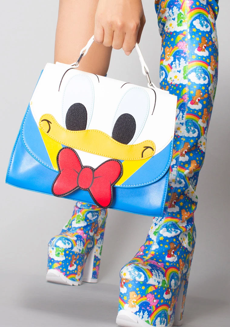 Loungefly X Disney Donald Duck Cosplay Satchel Crossbody Bag New 3 Loungefly X Disney Donald Duck Cosplay Satchel Crossbody Bag New