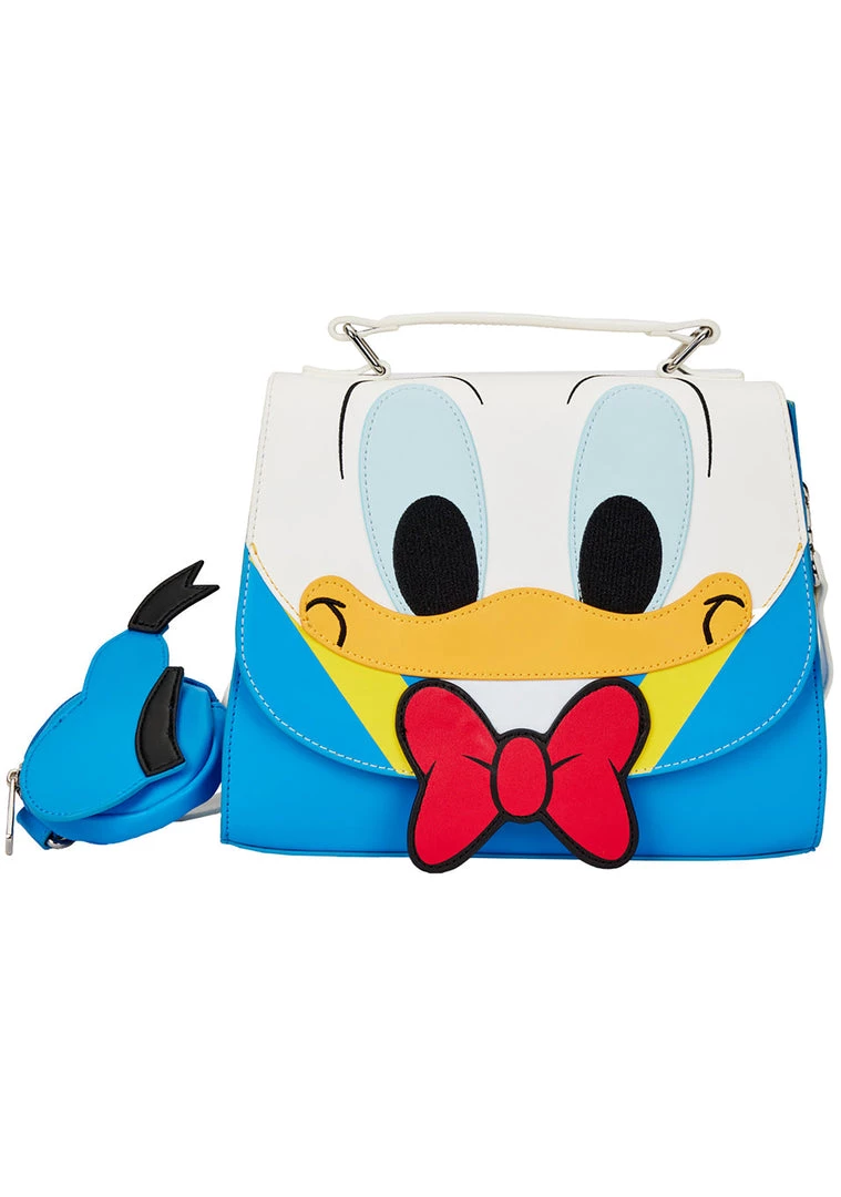 Loungefly X Disney Donald Duck Cosplay Satchel Crossbody Bag New 4 Loungefly X Disney Donald Duck Cosplay Satchel Crossbody Bag New