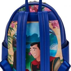 Loungefly X Disney Mulan Castle Light Up Mini Backpack New