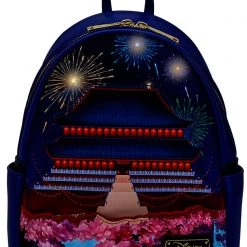 Loungefly X Disney Mulan Castle Light Up Mini Backpack New