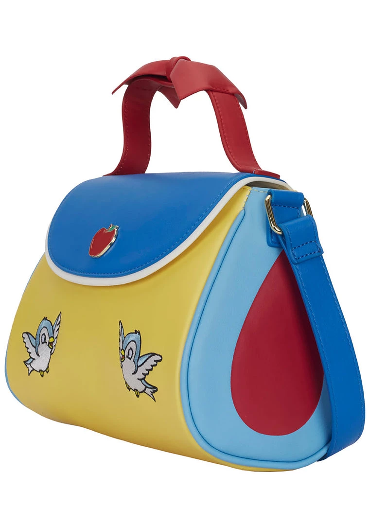 Loungefly X Disney Snow White 85th Anniversary Cosplay Satchel Crossbody Bag New 5 Loungefly X Disney Snow White 85th Anniversary Cosplay Satchel Crossbody Bag New