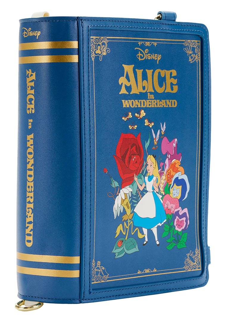Loungefly X Disney Alice In Wonderland Book Convertible Crossbody Bag New 6 Loungefly X Disney Alice In Wonderland Book Convertible Crossbody Bag New