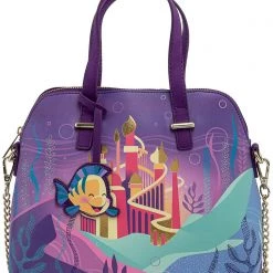 Loungefly The Great Fantastic X Disney Ariel Castle Collection Crossbody Bag