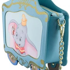 Loungefly X Disney Dumbo 80th Anniversary Train Car Crossbody Bag Tea Room Cinema