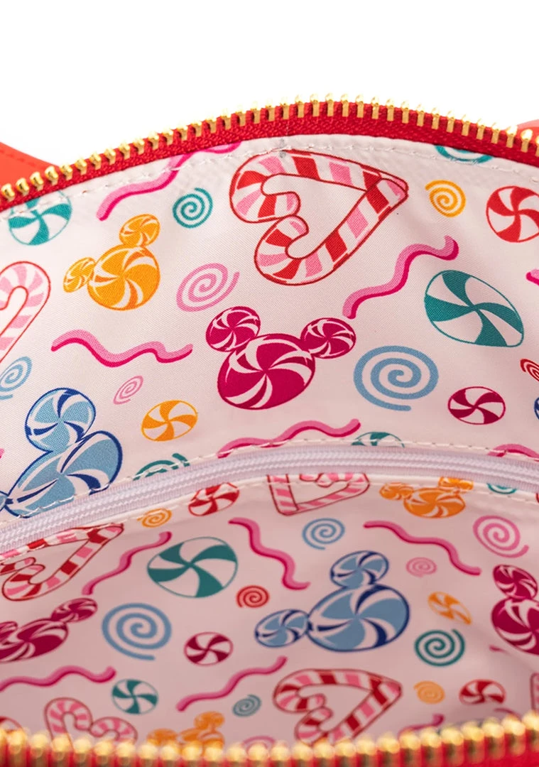 Loungefly X Disney Mickey Minnie Gingerbread AOP Crossbody Bag 7 Loungefly X Disney Mickey Minnie Gingerbread AOP Crossbody Bag