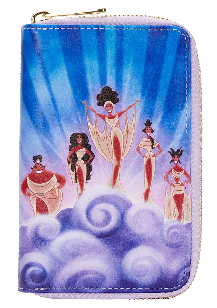Loungefly X Disney Hercules Muses Cloud Zip Around Wallet New 4 Loungefly X Disney Hercules Muses Cloud Zip Around Wallet New